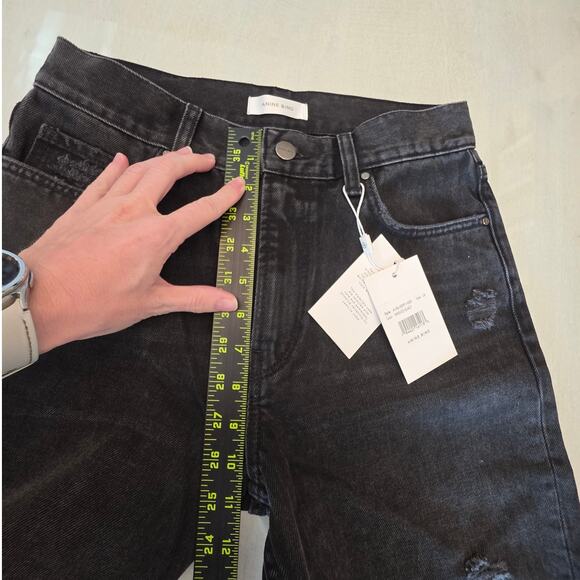 NWT Anine Bing Women's Denim SZ 26 Etta Relaxed Rigid Straight Jean - Picture 8 of 9